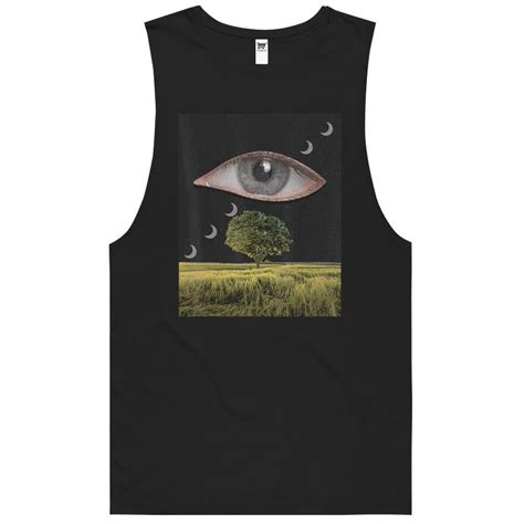 Weirdcore Aesthetic Dreamcore Oddcore Eye And Crescent Moons Tank Top