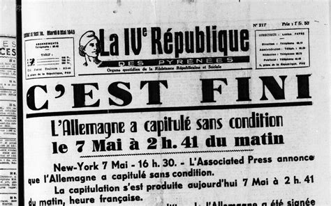 Find the perfect 8 mai 1945 stock photos and editorial news pictures from getty images. 8 mai 1945 : La IVe République annonce la capitulation de ...