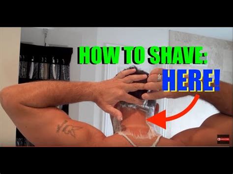 HOW TO SHAVE THE BACK OF YOUR NECK SHAVING TUTORIAL by Geofatboy