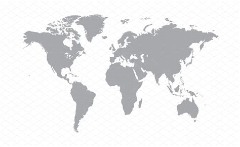 World Map Vector Flat Custom Designed Web Elements ~ Creative Market