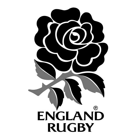England Rugby Logo Black and White – Brands Logos