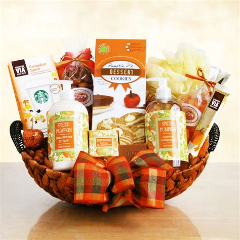 I gathered up some of my favorite gift basket ideas & listed them here for you! Starbucks Fall Pumpkin Spice Serenity Spa Gift Basket ...