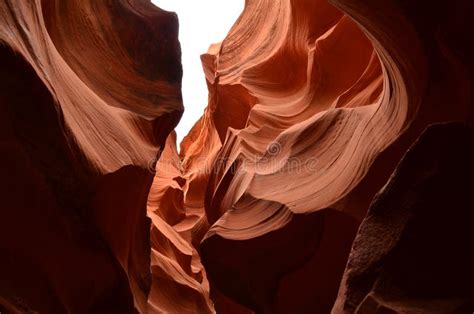 Rock Formations In The Lower Antelope Slot Canyon Near Page Arizona