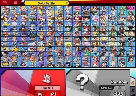 Smash Bros Fan Roster Version 40 Subtitled By Mushroomguy12 On
