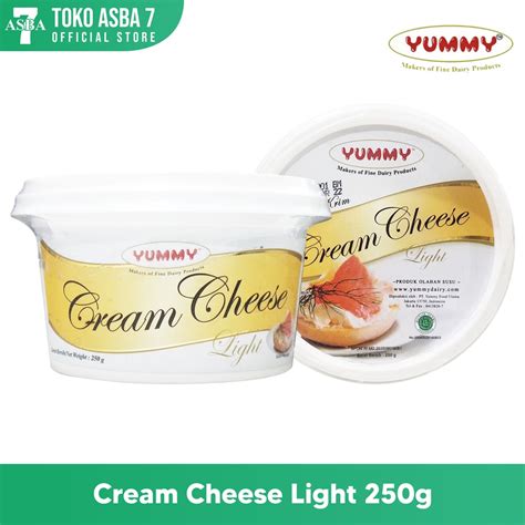 Jual Yummy Cream Cheese Light 250g Shopee Indonesia