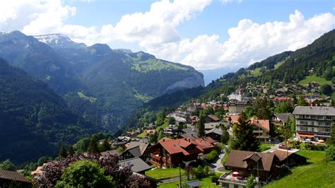 Wengen Switzerland Beautiful Villages Village Travel