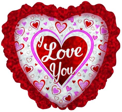 I Love You Classic Hearts Tri Products