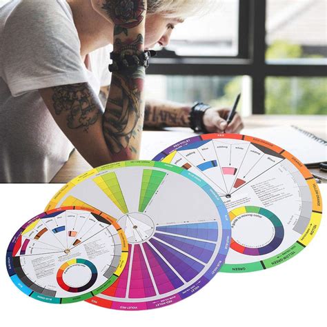 Buy Atomus Color Wheel Color Wheel Color Mixing Tutorial 3 Pieces