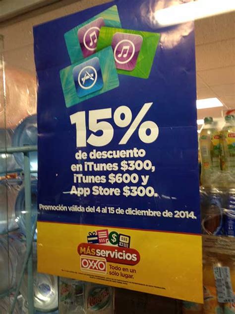 Numero de contacto de apple en colombia. 15% de descuento en tarjetas itunes y de la app store en Oxxo