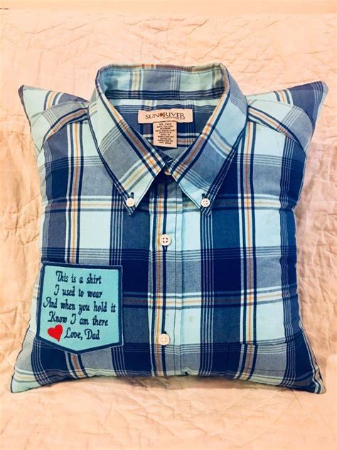 Wash wool pillows in cool water and feather pillows in lukewarm water (60 degrees f) in the washing machine to fluff them up. Keepsake Pillow Made From Shirt / T Shirt Memory Pillow ...