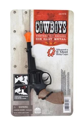 Cowboys 8 Ring Shot Cap Western Cowboy Series Die Cast Pistol Revolver