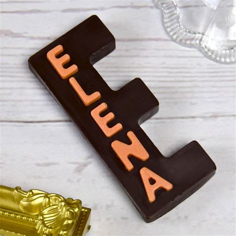 Personalised Chocolate Letters By Fingerprints Ts