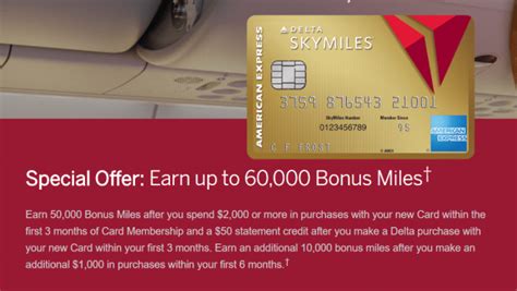 Maybe you would like to learn more about one of these? Expired American Express Delta Gold 60,000 Mile Offer + $50 Statement Credit [Personal ...