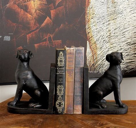 Dog Bookends Dog Bookends Dog Decor Dog Themed Accessories