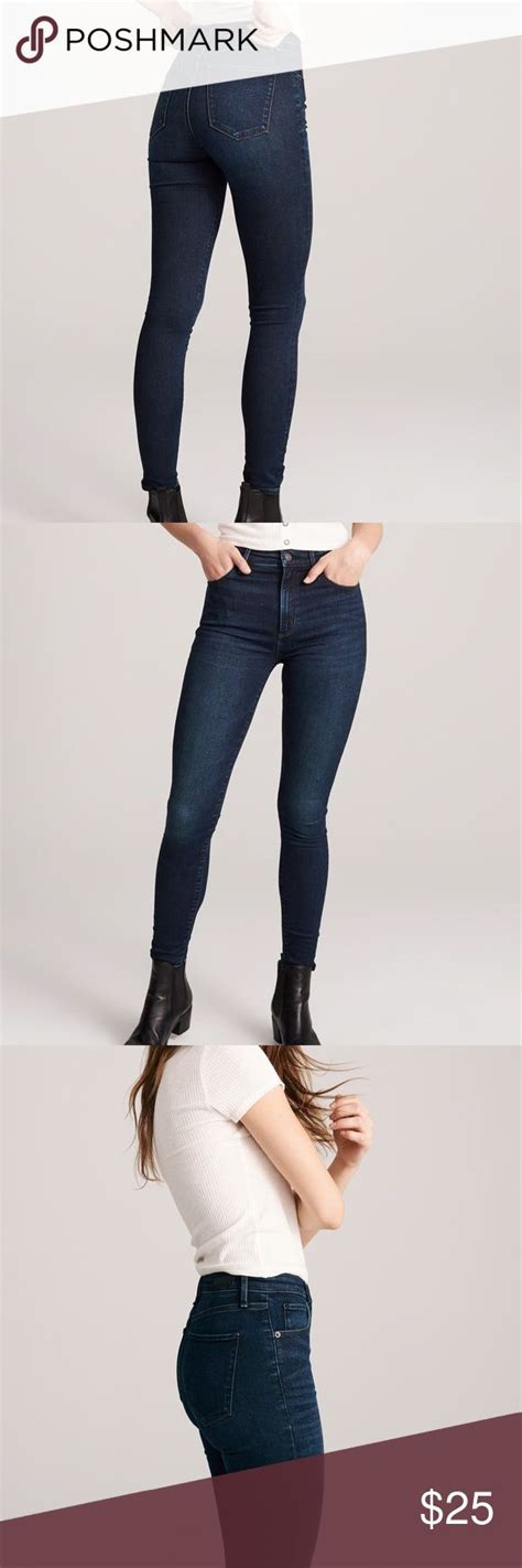 Abercrombie And Fitch High Rise Super Skinny Jeans