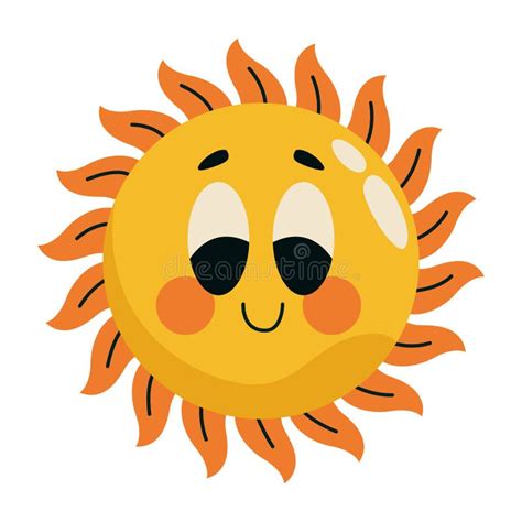Happy Sun Smiling Stock Vector Illustration Of Sunny 251200145