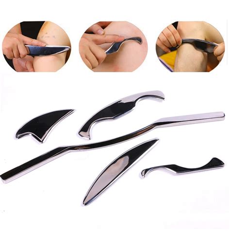 Iastm Therapy Massage Tools Gua Sha Tool Stainless Steel Manual Scraping Massager Skin Care Tool