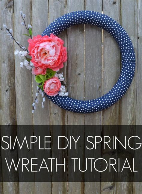 Diy Simple Spring Wreath