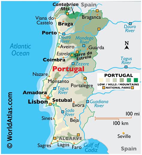 Portugal Map Geography Of Portugal Map Of Portugal Worldatlas Com