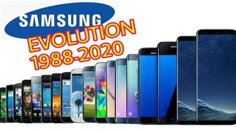 All Samsung Phones Evolution 1988 2020 Samsung Mobile History