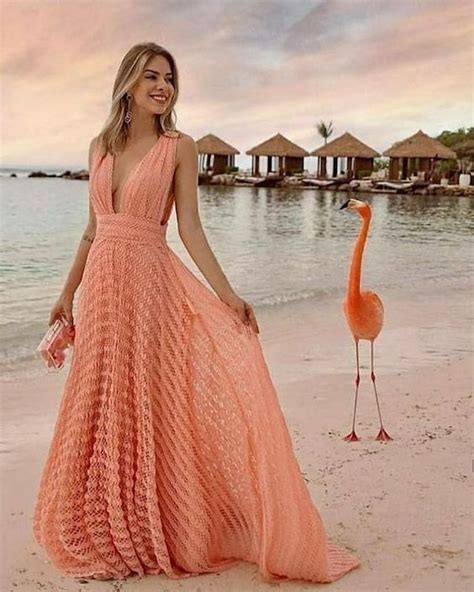 Bridesmaid Dress For Destination Or Beach Weddings Flamingo Not