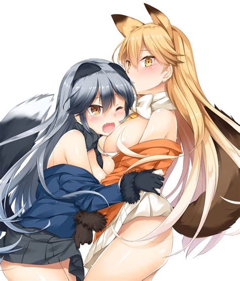 Ezo Red Fox And Silver Fox Kemono Friends Drawn By