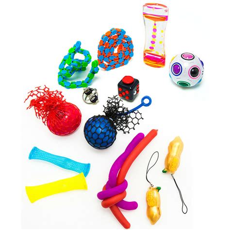 Order more than 1 set for variety.fidget toys have. Fidget Sensory Stress Relief Hand Toys for Autism ADHD ...
