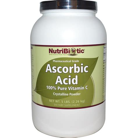 Nutribiotic Ascorbic Acid 100 Pure Vitamin C Crystalline Powder 5