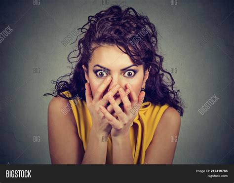 Scared Shocked Woman Image Photo Free Trial Bigstock