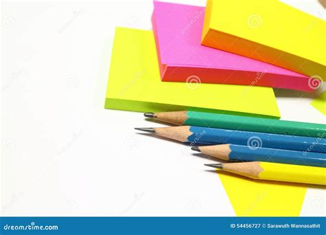 Stationary Stock Image Image Of Business Color Paper 54456727