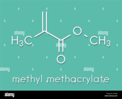 Methyl Methacrylate Molecule Poly Methyl Methacrylate Hi Res Stock