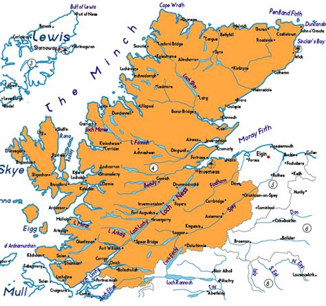 Map Of Highland Province Pictures