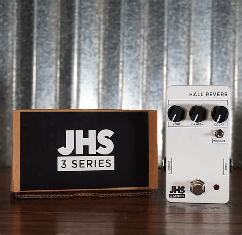 JHS Pedals 3 Series Hall Reverb Guitar Effect Pedal Reverb