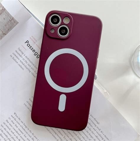 Magsilicone Case Iphone 14 Pro Max Plum Kryty Pouzdra Obaly Na