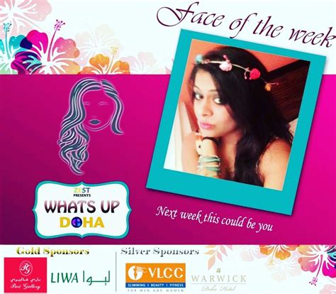 Whats Up Doha WUD On Twitter Our Face Of The Week Winner MONALI Https T Co