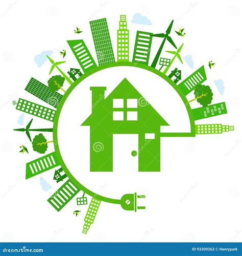 Save Energy Icon Stock Vector Illustration Of Country 93309363