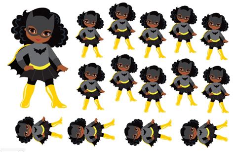 15 african american female stickers for for planners and etsy