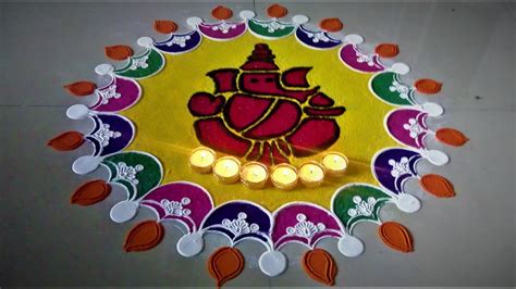 Maybe you would like to learn more about one of these? Easy and Creative Ganesh Rangoli Designs by Shital Mahajan ...