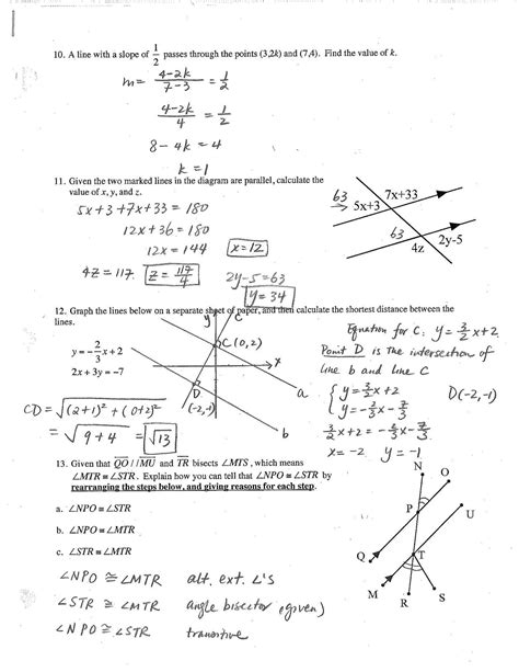 jiazhen s geometry review sheet answer is here