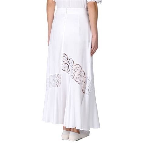 Lyst Stella Mccartney Ivory Carine Skirt In White