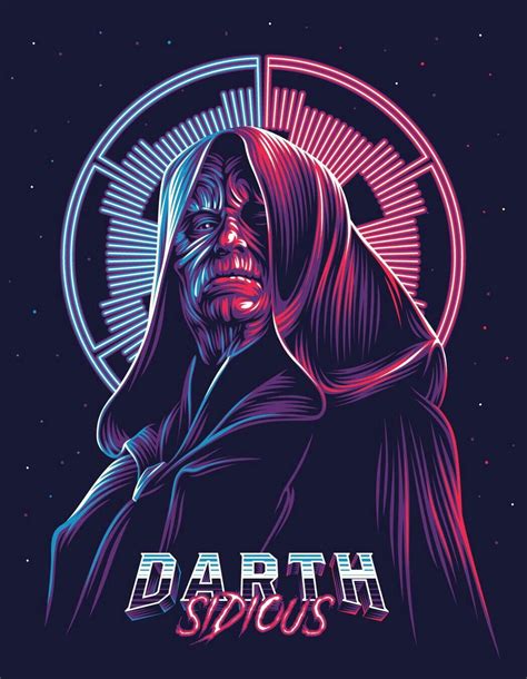 Darth Sidious Star Wars Illustration Star Wars Background Star Wars