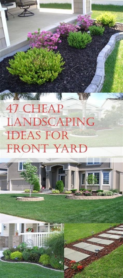 Cheap And Easy Front Yard Landscaping Ideas