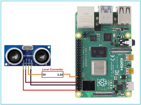 How To Interface An Ultrasonic Sensor With Raspberry Pi Matha Electronics