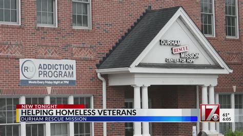 Durham Rescue Mission Seeks To Help Homeless Veterans Youtube