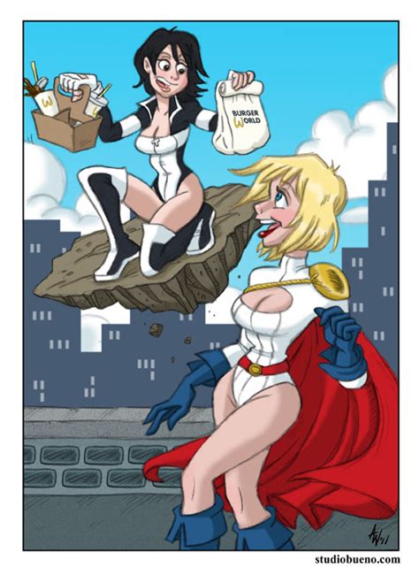 Power Girl And Atlee Lesbian Porn Superheroes Pictures Pictures