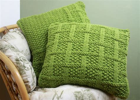 Lion brand has generously provided us with their lovely vanna's choice yarn for free, to use for our designs. KNITTING PATTERN 003 Square Lattice Pattern CUSHION COVERS ...