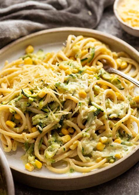 Chicken pesto and zucchini pasta. Pasta with Creamy Zucchini Sauce | RecipeTin Eats