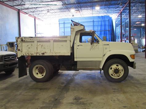 Antique ford dump truck