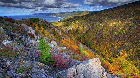Hd Wallpaper Cape Breton Highlands In Autumn Nova Scotia Fall