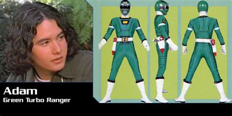 Adam Park Green Turbo Ranger Power Rangers Turbo